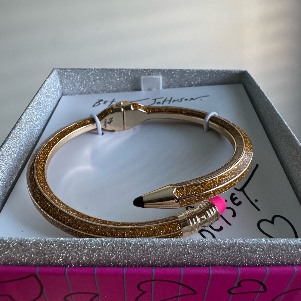 Betsey Johnson pencil bracelet